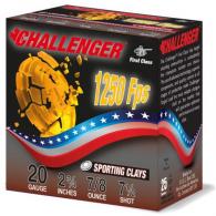 Challenger First Class Sporting Clay 20 2-3/4 7/8OZ #8 250 Case