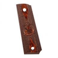 Springfield Armory 1911 Cocobolo Grip - Cross Cannon - Left Panel Only