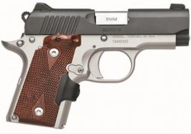 Kimber Micro9 9mm 6rd 3.15 Crimson Carry Rosewood Laser Grips