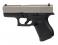 Glock 43 SUB COMPACT 9MM 3.4 2/6RD MAG USA NibOne Finish - GLUI4350201C