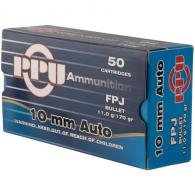 Prvi Partizan 10mm Auto Ammunition 50 Rounds FPJ 170gr - PPH10F