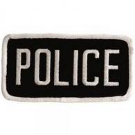 Uncle Mike's Tactical - Police Patch | Black/White | 5X8 - 7705010
