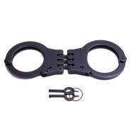 Handcuff Hinged Double Lock | Black