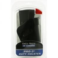 Pro-3 Tactical Duty Holster | Black | Plain | Right - 35203