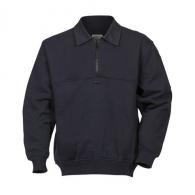 Shield Job Shirt - Twill Collar | Navy | Large - 3732-L