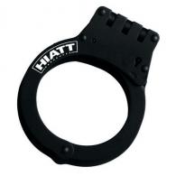 Oversized Steel Hinge Handcuffs | Black - 2055-H