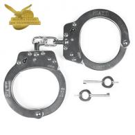 Nickel Chain Handcuffs with Double Key Hole - 2010-HD