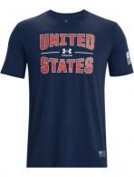 UA Men's Freedom United States T-Shirt Academy Large - 1377066408LG