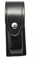 Gould & Goodrich-Leather Single Magazine Case-Black-Brass Snap-Gun Model Fit:For Glock , Heckler & Koch - B628-4BR