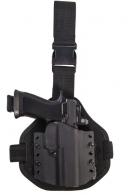 High Speed Gear Single Point Drop Leg Warrior Holster Combo, Right, P320/RX/250 Full-Size 9mm/.40, Black - 23189RBK