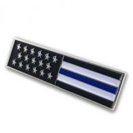 Thin Blue Line American Flag Uniform Pin - PIN-UNIFORM