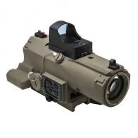 NcStar Eco 4x Scope/Laser and Nav LED/Micro Red Dot, Tan - VECO434QRTR-A