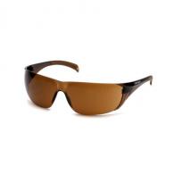 Pyramex Safety Products Carhartt Billings Safety Glasses Sandstone Bronze Lens with Sandstone Bronze Temples - CH118S