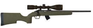 Howa-Legacy M1100 Rifle 17 HMR 18 in. Green RH - HRF17HMRG