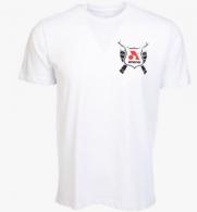 Arsenal Medium White Cotton Relaxed Fit Classic T-Shirt - ARS-T1-WT-M