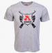 Arsenal Large Gray Cotton Relaxed Fit Classic T-Shirt - ARS-T2-GR-L