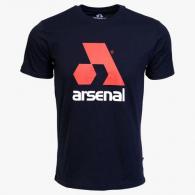 Arsenal Medium Blue Cotton Relaxed Fit Logo T-Shirt - ARS-T3-BL-M