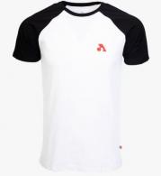 Arsenal Small White / Black Cotton Relaxed Fit Retro T-Shirt - ARS-T6-WT-S
