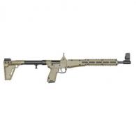 KelTec Sub-2000 Rifle 9mm 16.1" 10rd Nickel Boron For Glock 17 mag Tan - KEL-SUB2K9GLK17NBTAN