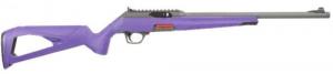 Winchester Wildcat SR .22 LR Purple Synthetic Stock 16.5 Gray Threaded Barrel 10+1