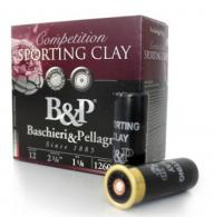B&P Sporting Clay Roundgun Loads 12 ga. 2.75 in.1 1/8 oz. 1260 FPS 7.5 Round - 12B18SC7