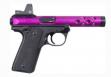 Ruger Mark IV 22/45 22LR Limited Edition Purple Anodizied, Riton Red Dot