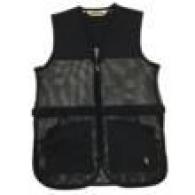 245M DUAL PAD MESH SHOTGUN VEST Black  L