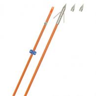 Fin Finder Raider Pro Bowfishing Arrow Orange w/Big Head Pro Point - 13182