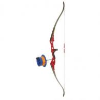 Fin Finder Bank Runner Recurve Package Red w/ Sidewinder Reel Right Hand - 1601023