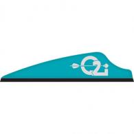 Q2i Fusion X-II Vanes Teal 2.1 in. 100 pk. - Q050410