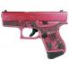 Glock 42 Custom Glock & Roses Medusa Pink 380 ACP Semi-Auto Handgun