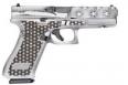 Glock G17 Gen 5 9mm 17 Round 4.5" Battleship Grey, Star Stippling - PA175S204BWFLAGSTIP