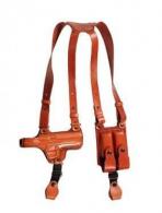 Tagua Colt 45 Brown Righthand Shoulder Leather Holster Rig - SH4-202