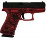 GLOCK 43X MOS FXD 5.5lb w/front rails-Cherry Blossom Engrave