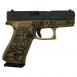 Glock 43X 9mm 10rd 3.41 Country Engraved Sand