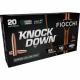 Fiocchi Knock Down Rifle Ammo 6.5 Creedmoor 120 gr. Copper Hollow Point 20 rd.