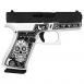 Glock 43X Gen5 9mm 10rd 3.41" "Sugar Skull Black & White" USA Made - UX4350201SSWB