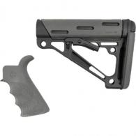 Hogue OverMolded AR-15 Kit Gray w/ Grip and Buttstock