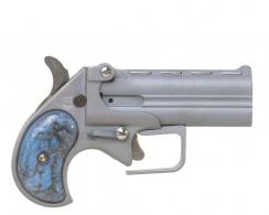 Old West Firearms Big Bore 9mm Derringer Blue Pearl Grips