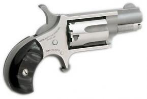 North American Arms Mini .22 LR Revolver, 1 1/8, Stainless Steel, Black Pearl