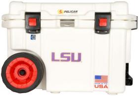 Pelican ProGear Progear Cooler 45 Qt White w/LSU logo - CC1932145QWW