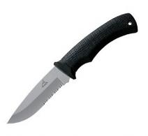 Gerber Knife w/Fixed Drop Point Blade & Gator Grip Handle