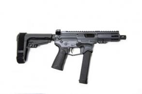 Battlearms 9P HGA 9mm 5.25IN BBL Billet REC Combat Grey GHW MOD2 Brace For Glock Style 33RD Mag