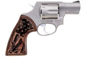 Taurus 856 Stainless/Walnut Grip 38 Special Revolver