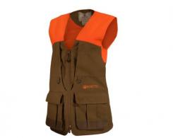 Beretta Women's Retriever Hunting Vest Tobaco & Blaze Orange XXXLarge - GU563T16510850XXXL