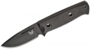 Benchmade Shane Sibert Mini Bushcrafter Fixed Blade Knife 3.38"