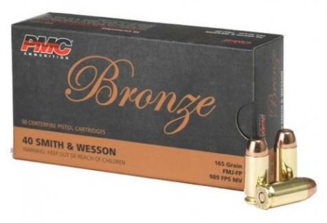 CCI Blazer Brass Full Metal Jacket 40 S&W Ammo 165 gr 50 Round Box