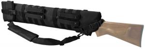 NcStar CVSCB2917B VISM Shotgun Scabbard made of 600D PVC with Black Finish, MOLLE Webbing, D-Ring, 4 PAL Straps & Adjustable Ret