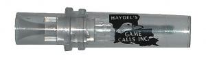 Haydels Game Calls Wood Duck Whine Open Call Wood Duck Sounds Attracts Ducks Clear Plastic
