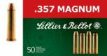 Sellier & Bellot Handgun .357 MAG 158 Lead Flat Poi
